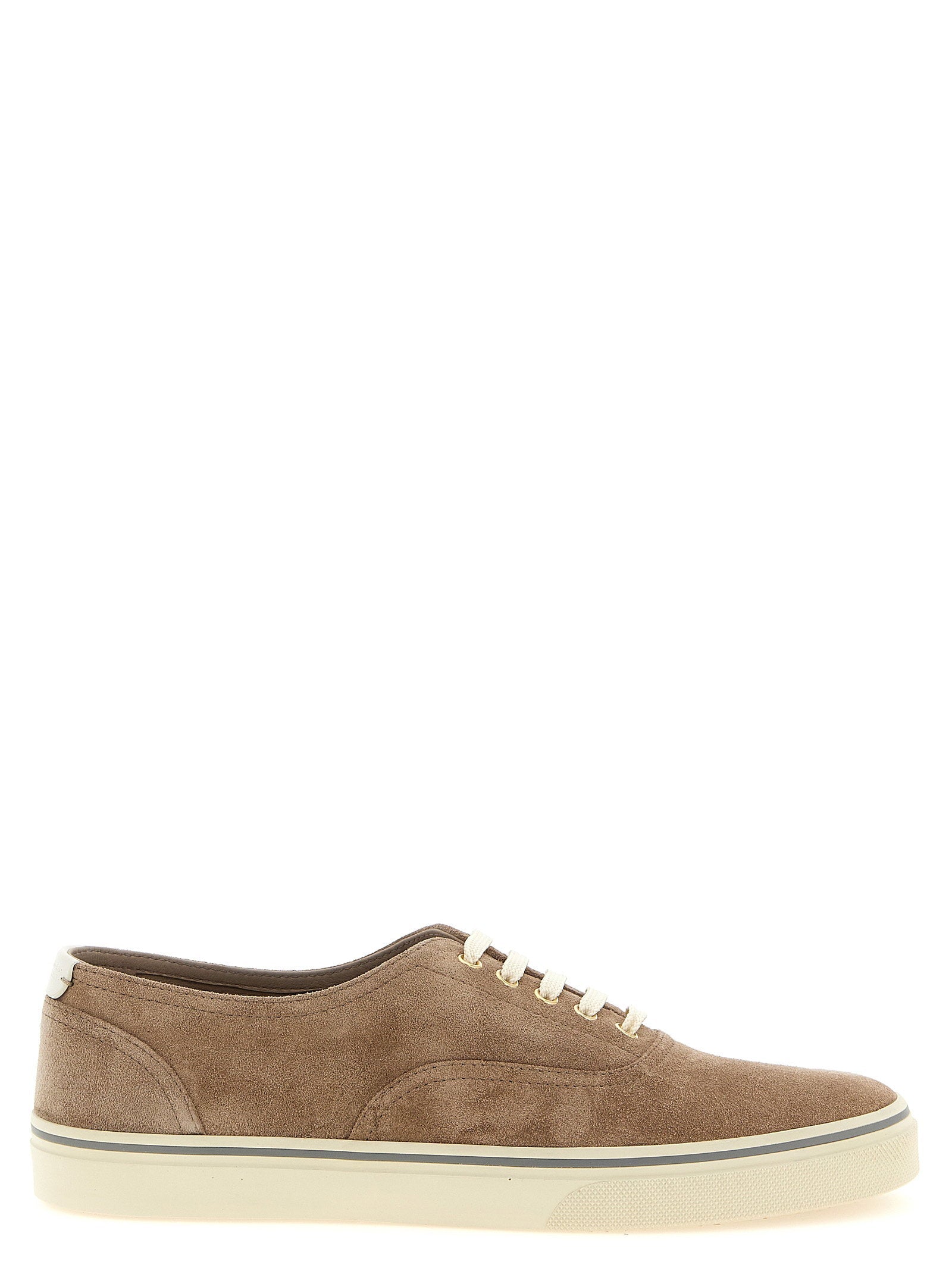 Brunello Cucinelli Suede Sneaker — Beige