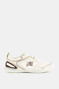Burberry Check Sneaker — White