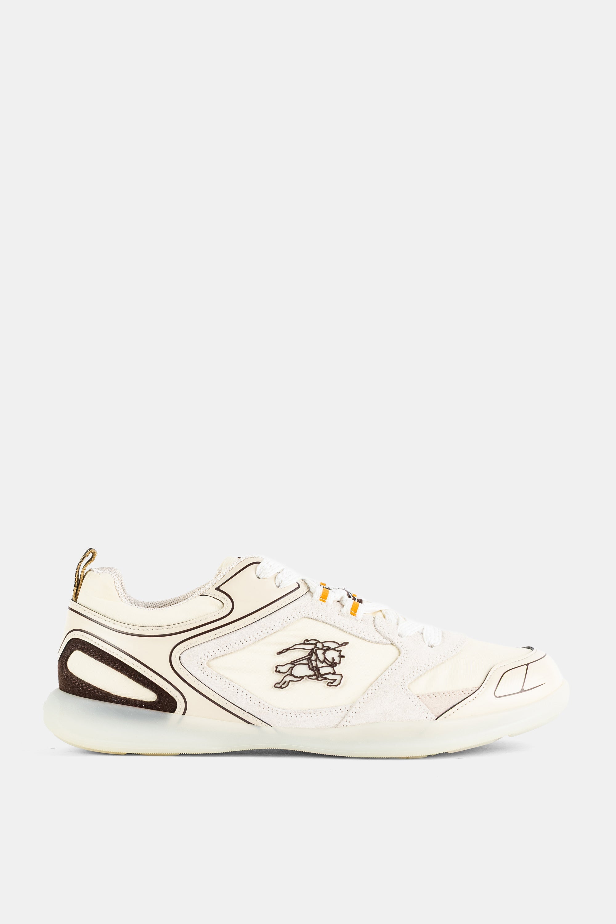 Burberry Check Sneaker — White