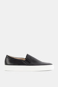 Brightway Nappa Leather Slip-On Sneaker — Black