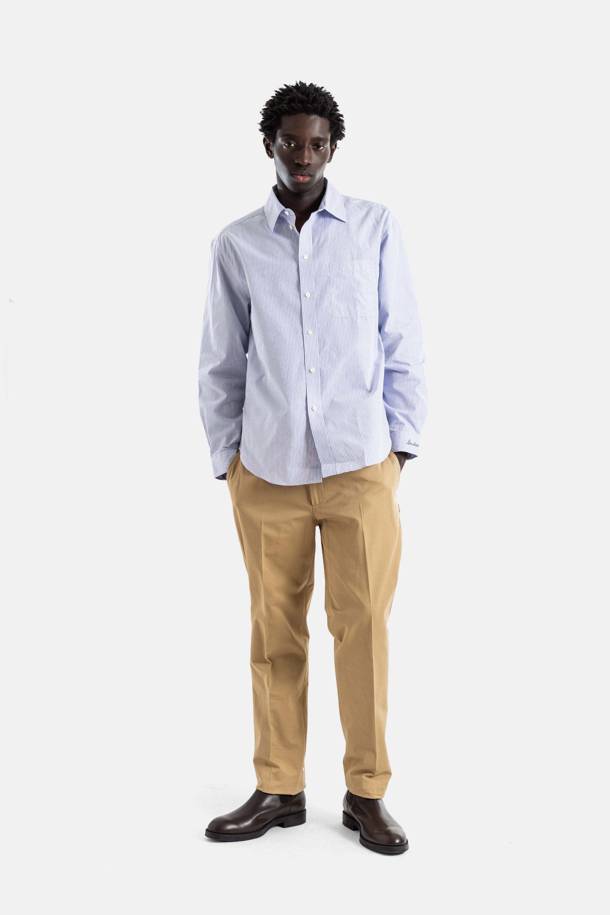 Burberry Riordan Shirt — Blue