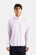 Jil Sander Loose Cotton Poplin Shirt — Pink