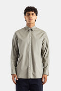 Jil Sander Sage Green Cotton Poplin Oversized Shirt — Green