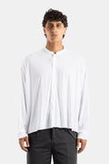 Kanemasa Phil. Oversized Officer Collar Shirt — White