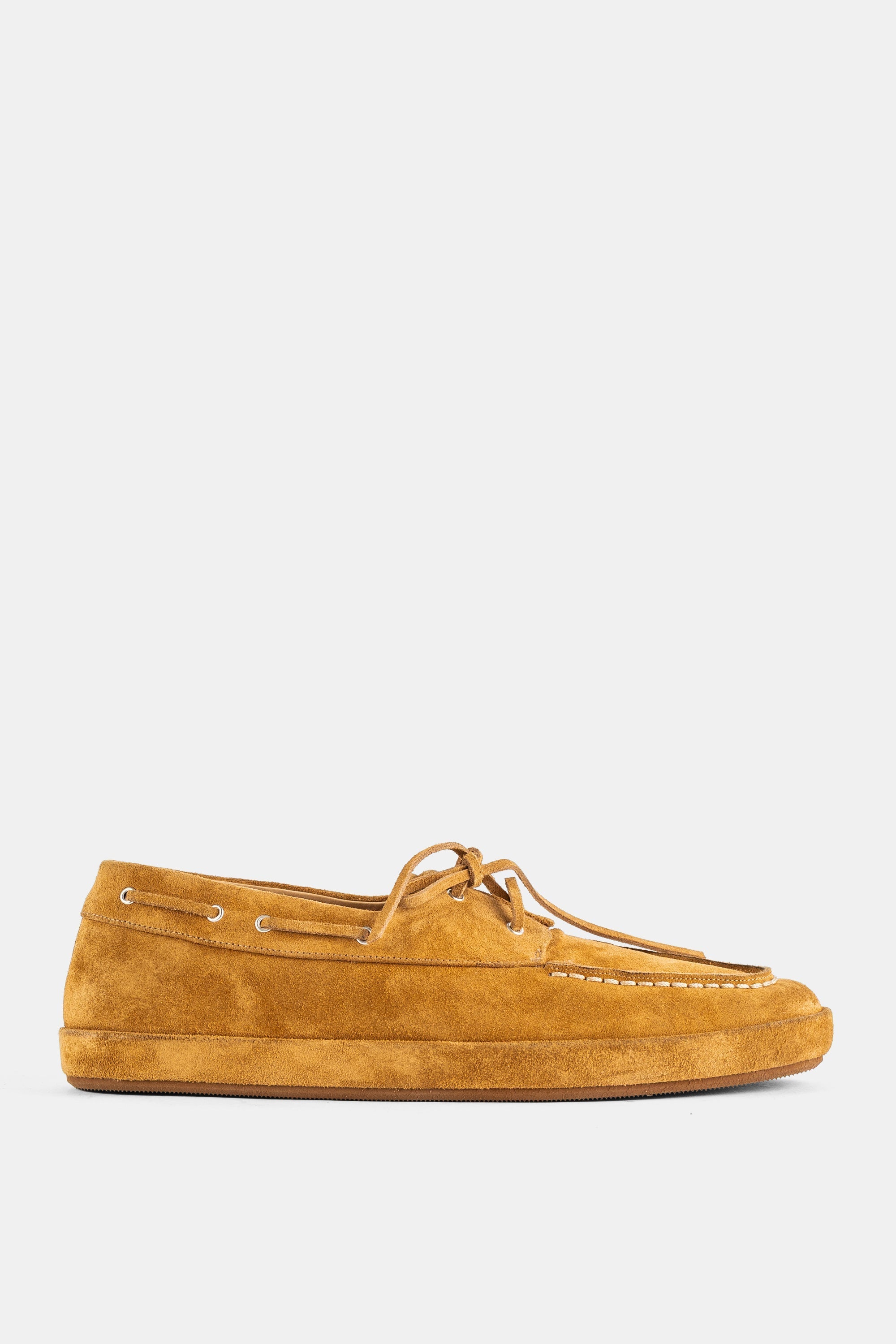 Marsell Scato Pelle Boat Shoe — Brown