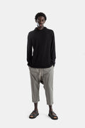 Rick Owens Virgin Wool Knit Hoodie — Black