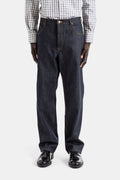 Thom Browne Japanese Raw Indigo Selvedge Denim Jeans — Navy