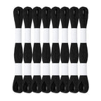 Hilo Mouliné – Pack 12 Madejas Negro