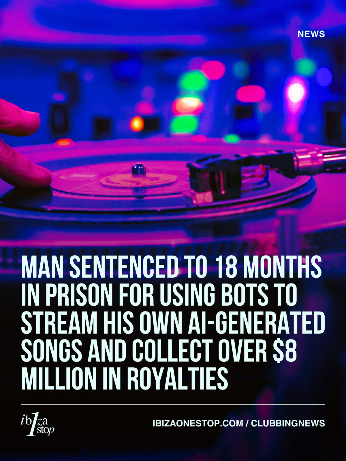 AI songs and 10,000 bots: musician jailed in $8 million streaming fraud