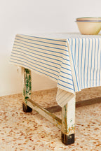 Mantel cadena azul