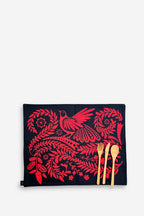 Mantel individual reversible folklore negro (pack de 2)