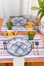 Mantel individual alpujarra malva (pack de 2)