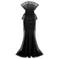 Peplum Mermaid Gown