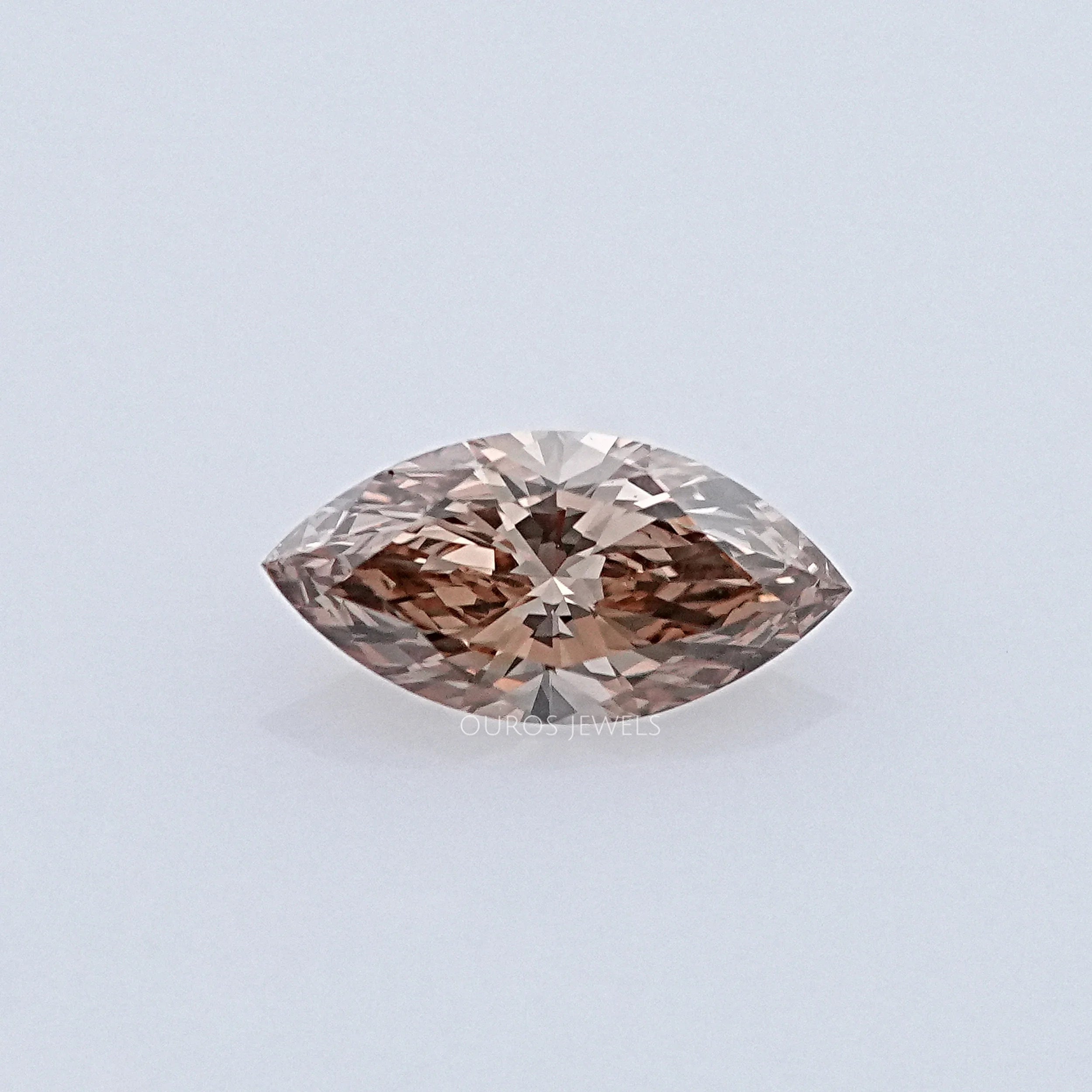 Marquise Cut Champagne Diamond