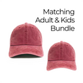 The Signature & The Junior Matching Hats By Dad Brand