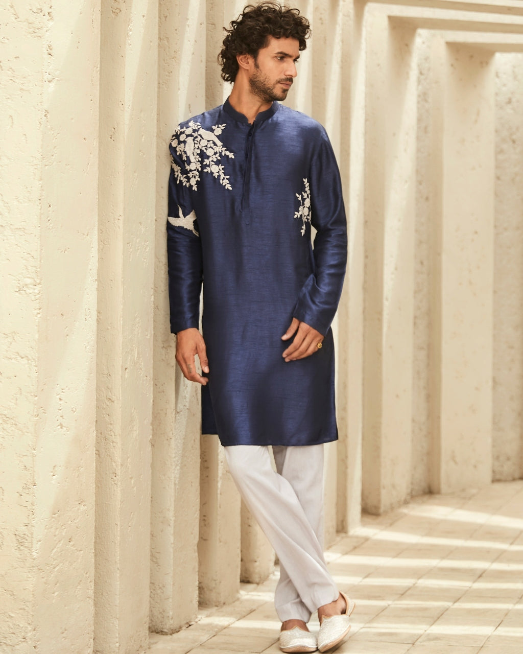 The Heritage Noir Kurta Set By KYNAH, Luxury Indian Fashion & Bridal Wear
