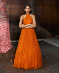 Hasya Halter Gown By KYNAH, Luxury Indian Fashion & Bridal Wear