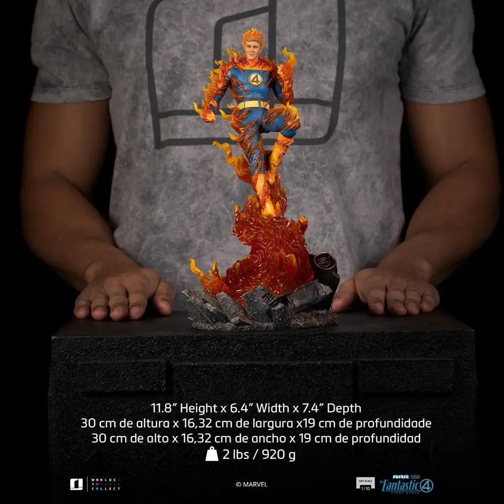 Statue Human Torch (Blue Suit Variant) - Fantastic Four - Art Scale 1/10 - Iron Studios