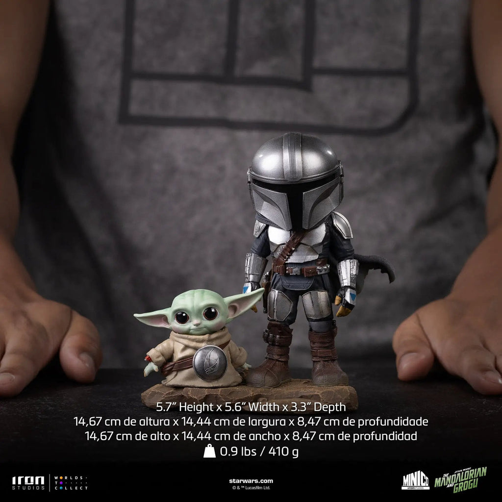 Statue Mandalorian and Grogu - The Mandalorian - MiniCo - Iron Studios