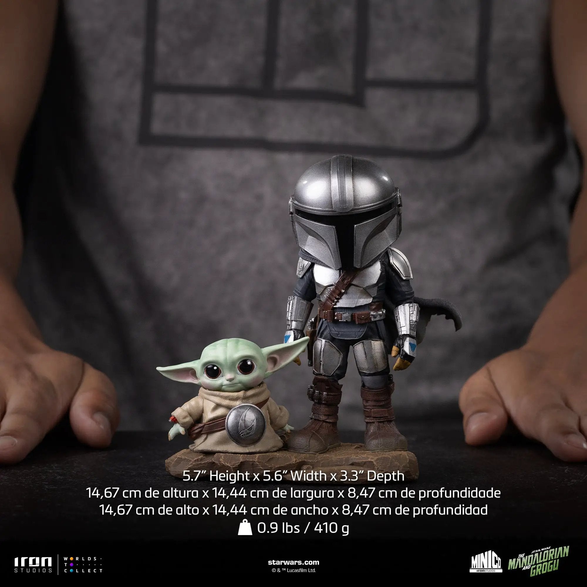 Statue Mandalorian and Grogu - The Mandalorian - MiniCo - Iron Studios