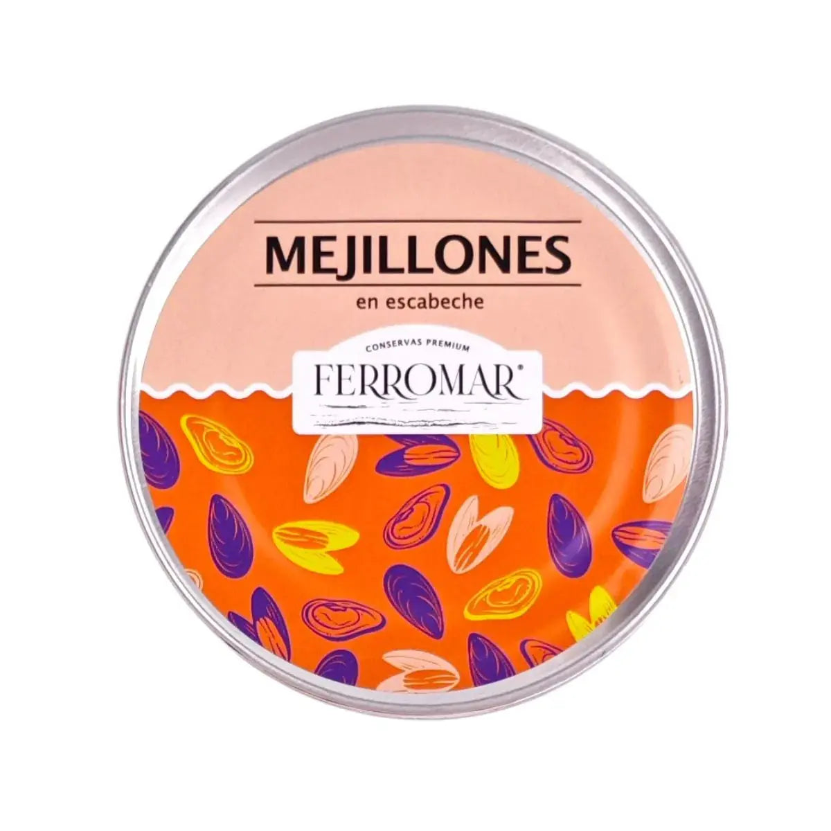 Mejillones en escabeche GRANDES 7/10 piezas Conservas FerroMar