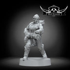 Mercenary cyborg woman Rexa, Black Remnant
