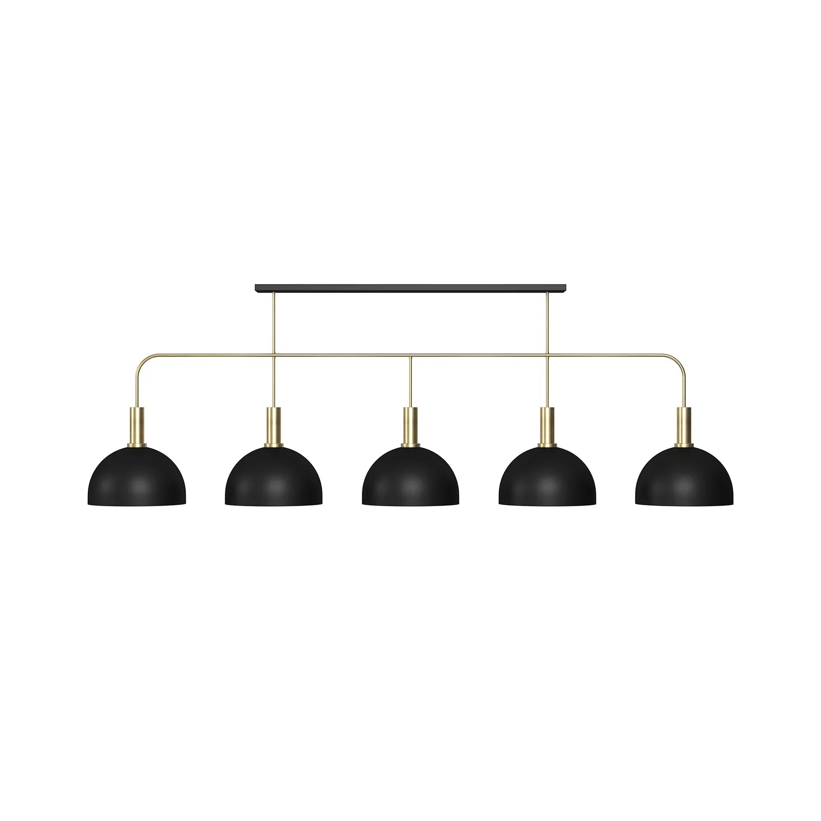 Prohibition Bootlegger 80" Metal 5 Shade Light