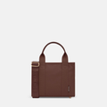Mini Structured Tote - Chocolate