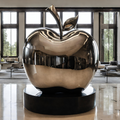 ArtZ® Stainless Steel Apple Sculpture