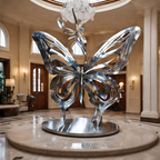 ArtZ® Stainless Steel Butterfly Sculpture