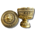 Mini Classic Solid Brass Niello Bowl