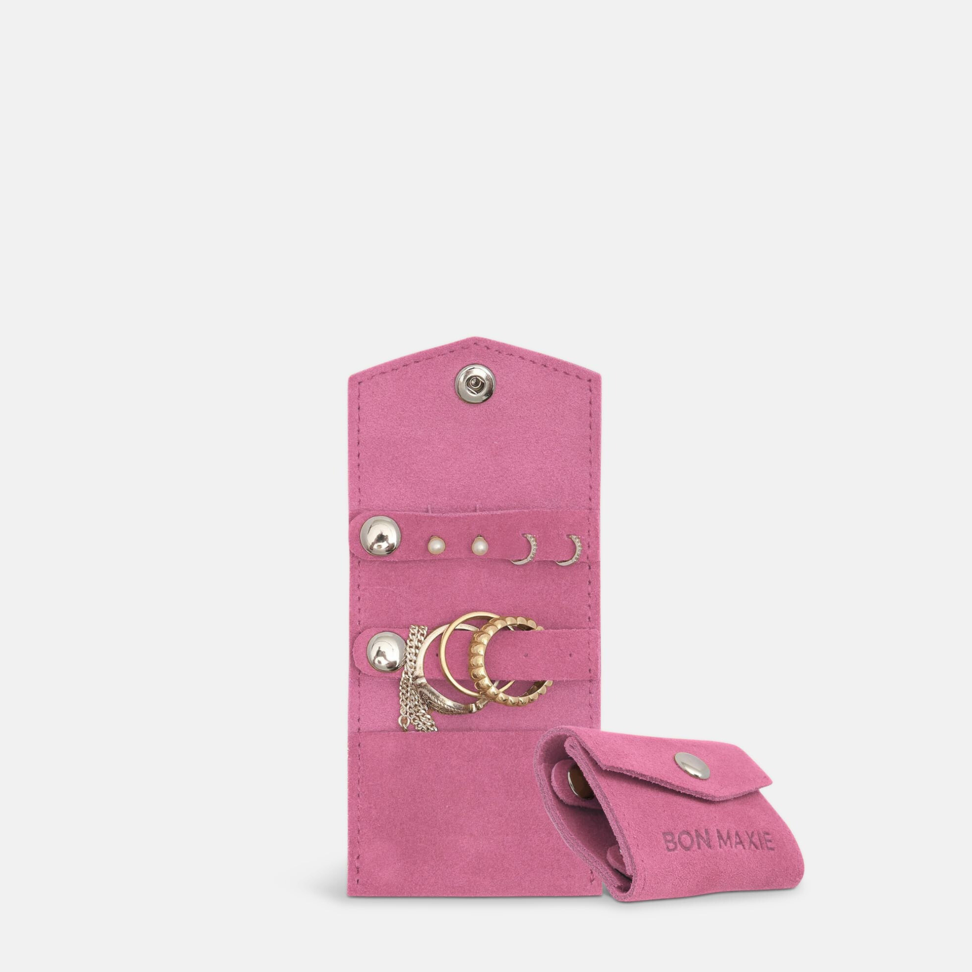 Mini Jewellery Case - Dark Pink