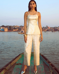 Brocade Corset Set By KYNAH, Luxury Indian Fashion & Bridal Wear