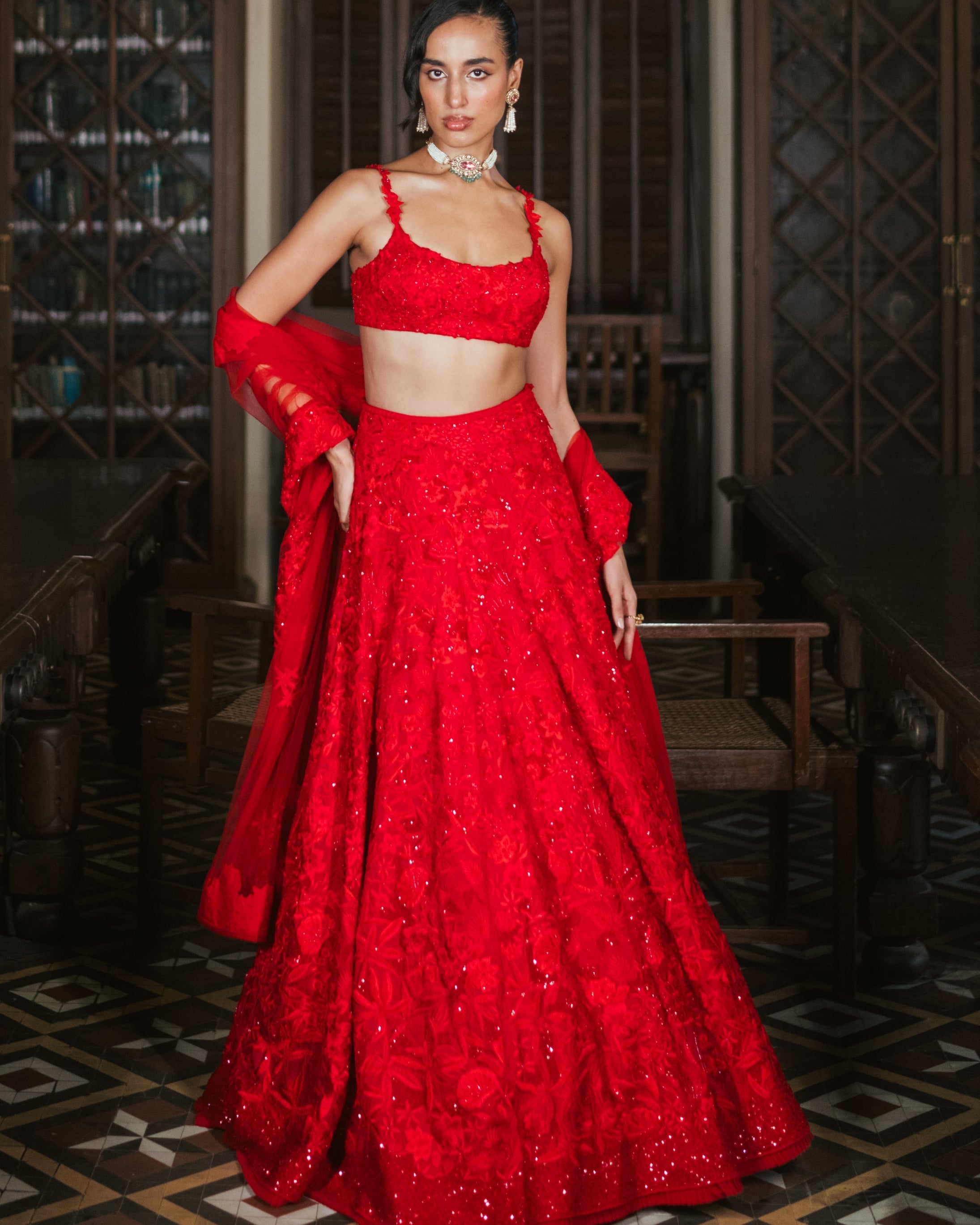 Mishru Emma Lehenga Set By KYNAH, Luxury Indian Fashion & Bridal Wear