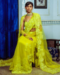 Adelline Sari Set By KYNAH, Luxury Indian Fashion & Bridal Wear