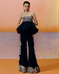 Black Maeve Pants Set By KYNAH, Luxury Indian Fashion & Bridal Wear