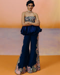 Navy Maeve Pants Set By KYNAH, Luxury Indian Fashion & Bridal Wear