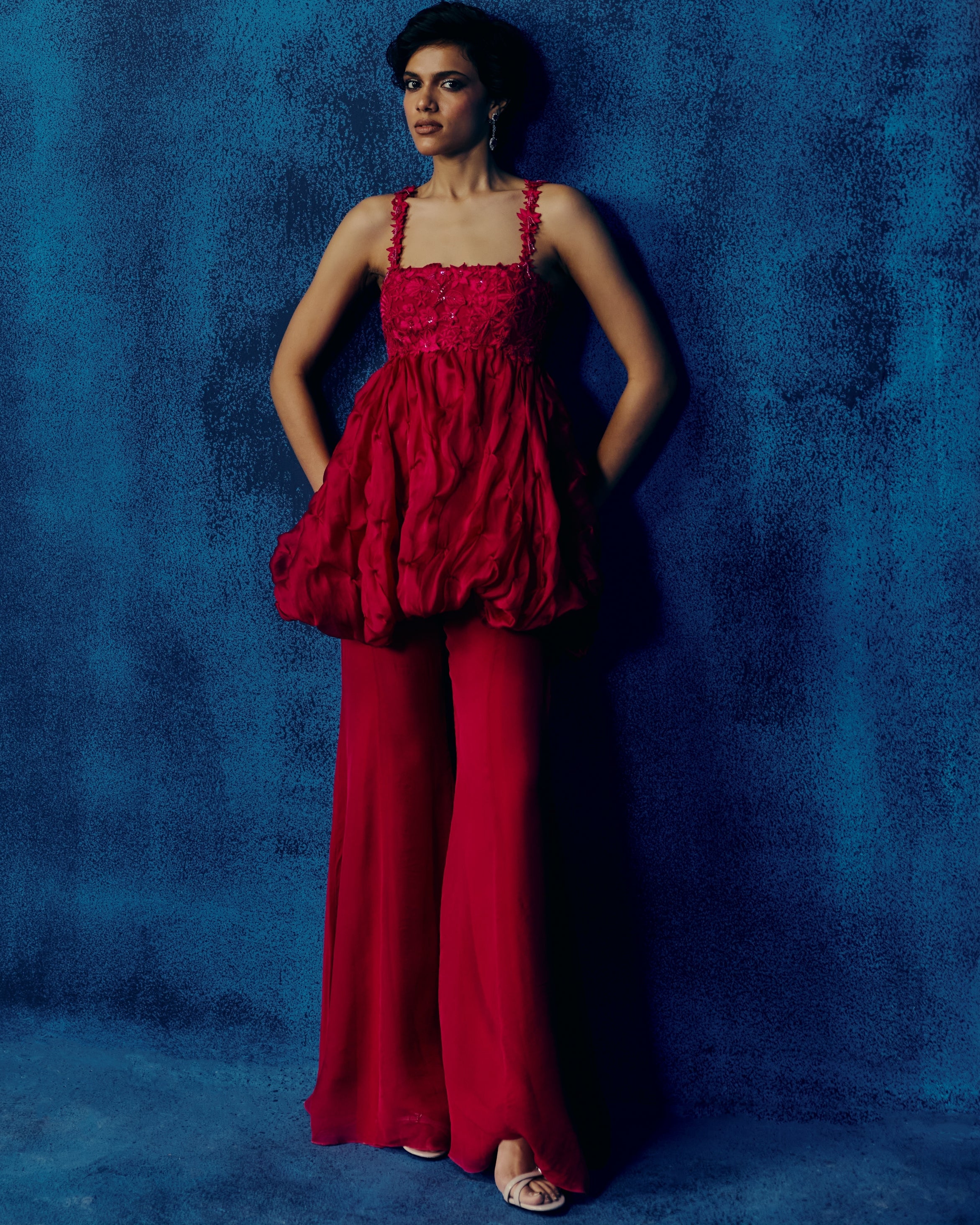 Lia Peplum Set By KYNAH, Luxury Indian Fashion & Bridal Wear