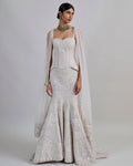 Ivory Opaline Lehenga Set By KYNAH, Luxury Indian Fashion & Bridal Wear
