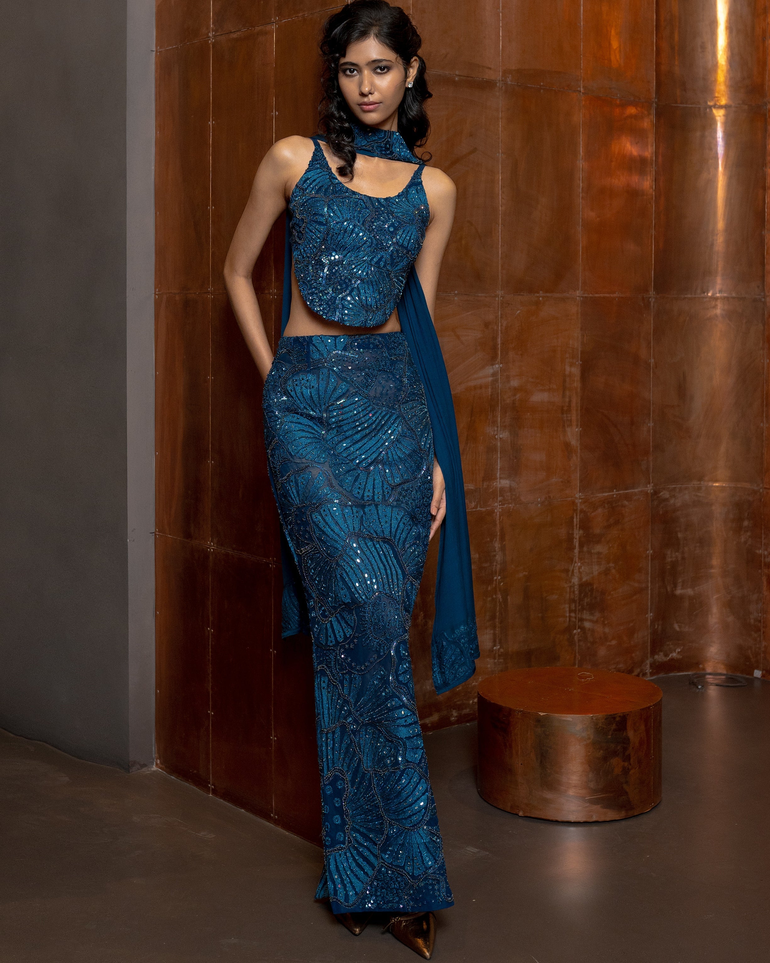 Nerule Skirt Set By KYNAH, Luxury Indian Fashion & Bridal Wear