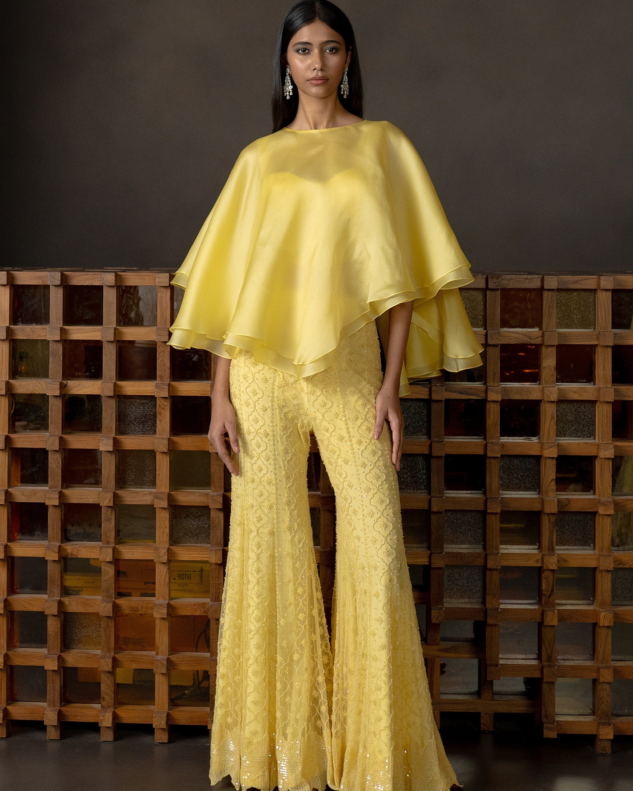 Citrine Pant Set By KYNAH, Luxury Indian Fashion & Bridal Wear