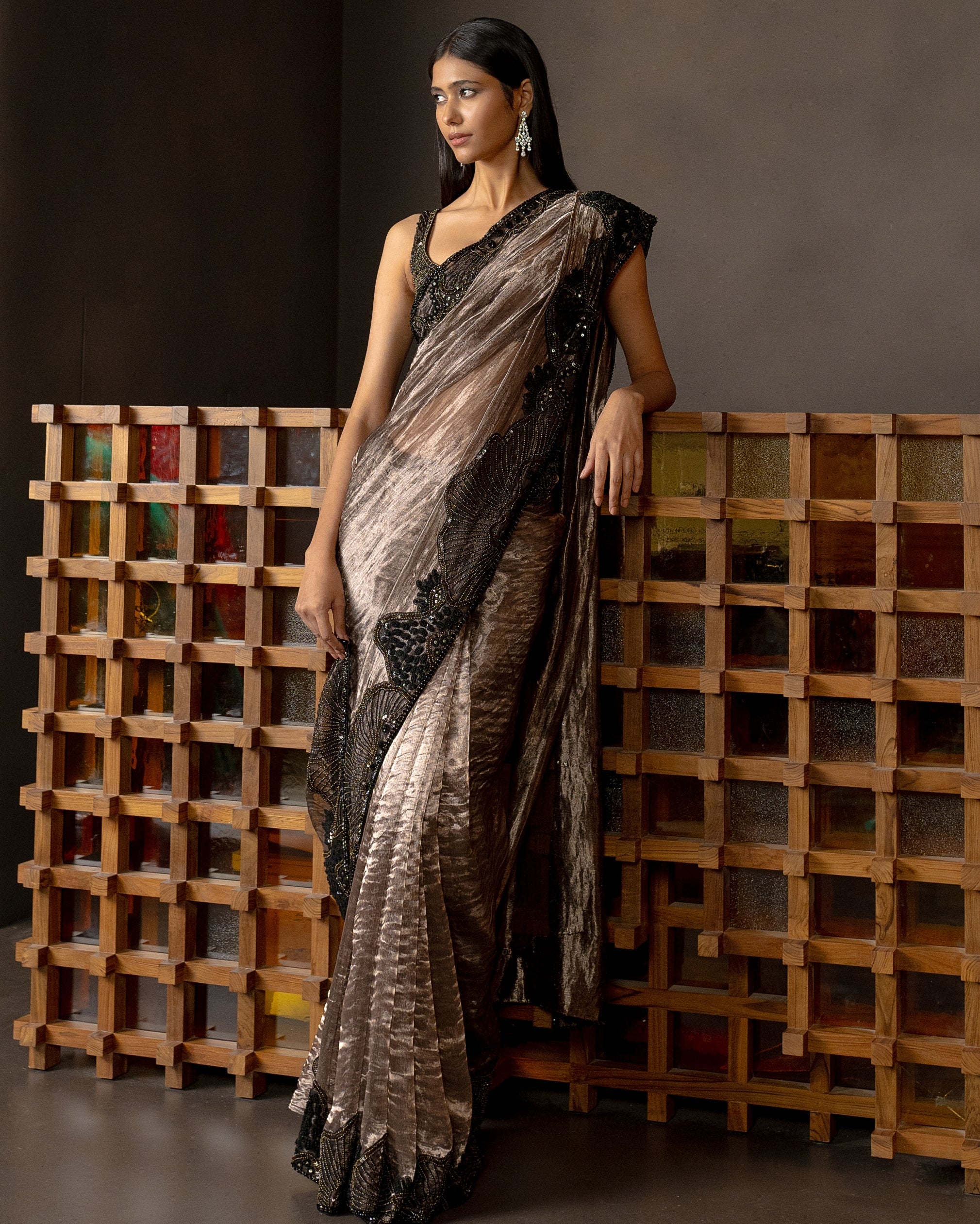 Astrea Sari Set By KYNAH, Luxury Indian Fashion & Bridal Wear