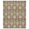 Mocha Arched Meadow Hand Tufted Rug