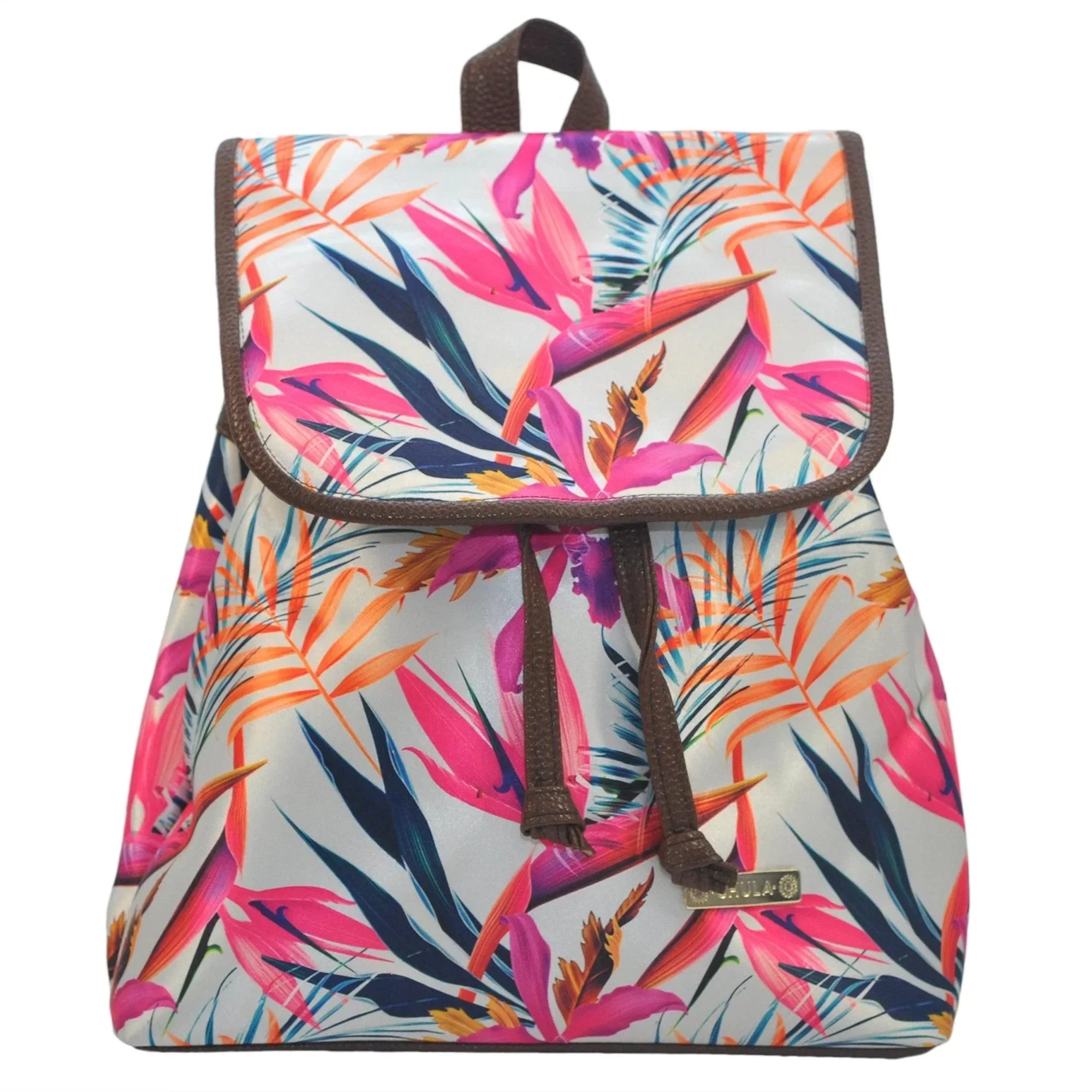 Mochila de Mujer grande BagPack Celine Paraíso de Orquídeas | CHULA Tulum