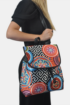 Mochila de Mujer grande BagPack Celine Círculos | CHULA Tulum