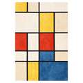 Mondrian Inspired Hand Tufted Rug