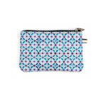 Blue and White Leather Coin Purse Alcazar