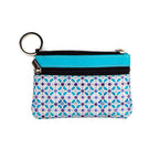 Blue and White Leather Coin Purse Alcazar