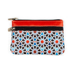 Islamic Tiles Leather Coin Purse Fatima