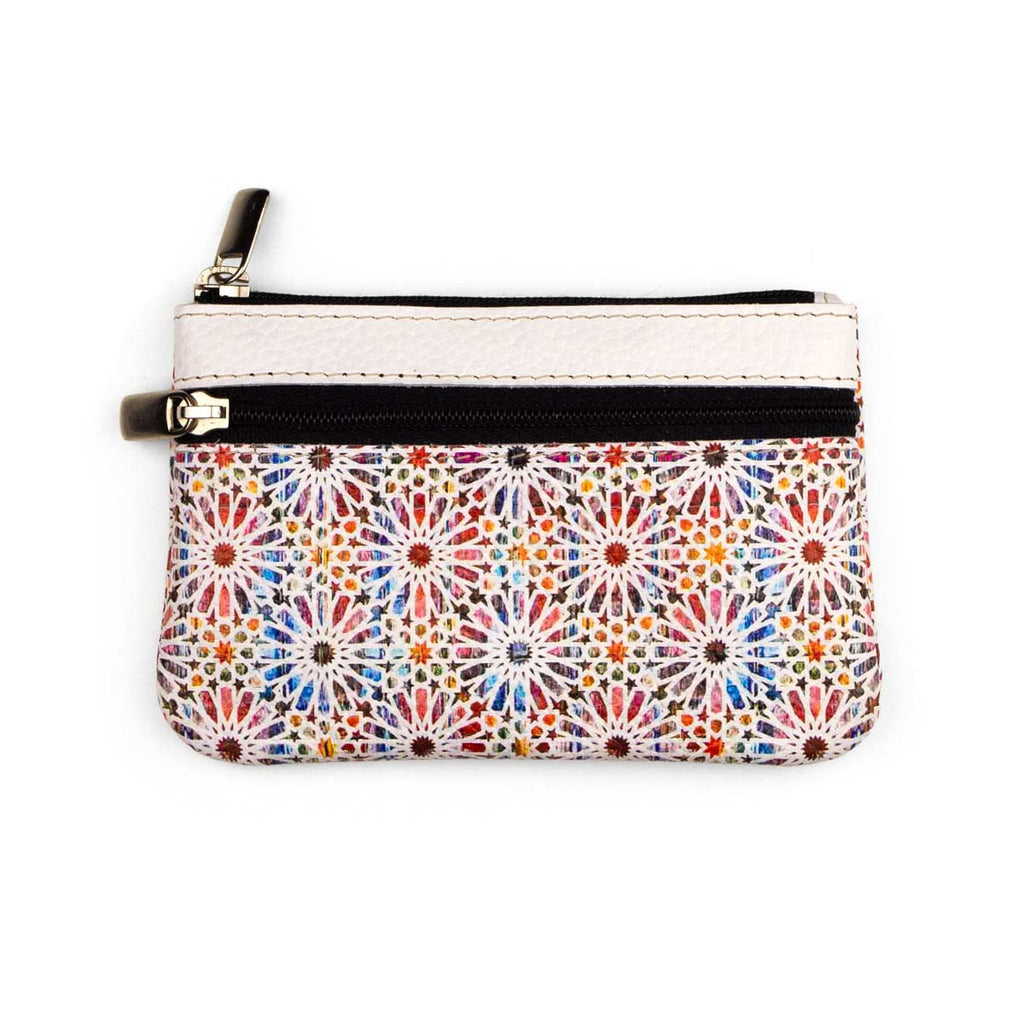 Multicolor Leather Purse for Coins Sakina